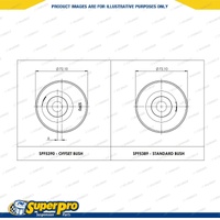 Front Control Arm Lower Rear Bush for Nissan Elgrand Maxima Murano Single Offset