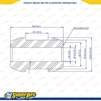 SuperPro Rear Sway Bar Link Bush Kit for Kia Cerato BD GT 2018-On