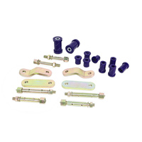 Rear Leaf Spring Bush & Greaseable Shackle/Pin Kit for Mitsubishi Triton MV