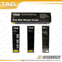 1 pc TAG Tow Ball Weight Scale - Heavy-Duty Square Metal Construction