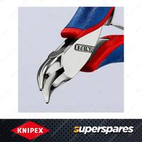 Knipex Electronics Plier - Length 115mm with 45 Degree Bent Half-round Jaws