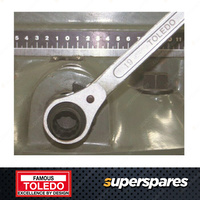 Toledo Dual Socket Metric Ratchet Podger - 21 x 24mm 450g 315mm Length