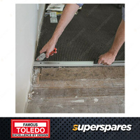 Toledo Single Sided Aluminium Cutting Metric Rule - 500mm Length Ruller