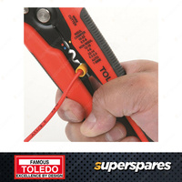 Toledo Heavy Duty Crimper Cutter Stripper Up to 10 AWG Wire Length 205mm