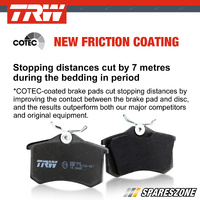 4x Front TRW Disc Brake Pads for Ford Grand Tourneo Connect V408 MPV 1.5 EcoBlue