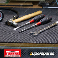 Toledo Tool Box Rubber Mat - Size 1950 x 600mm Durable Anti-Slip Rubber Pad