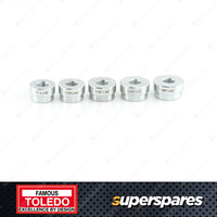 Toledo Bearing & Seal Installer Kit 20 pcs - 3 Drivers & 16 Adaptors 9.5mm-35mm