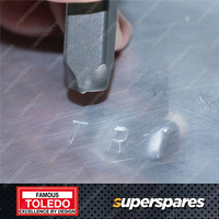 Toledo Letter Punch Set 27 pcs - Character Size 10mm 3/8" Long Shank Design