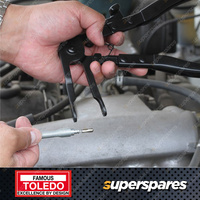 Toledo Hose Clamp Plier Set 3 pcs - Flexible Multi-Head Ergonomic Handle
