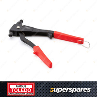 Toledo Nut Riveter Hand Tool Kit - 260mm Size Range M3 M4 M5 M6 HD Alloy Steel