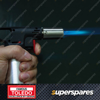 Toledo Jet Flame Torch - Butane Piezo Ignition System with Safety Lock