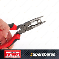 Toledo Multifunction Electrical Plier - 210mm Ergonomic Dual Component Handles