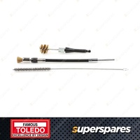 Toledo Diesel Injector Port Cleaning Kit - Brushes and Attachments for Cleaning