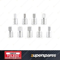 Toledo Oil Drain Plug Socket Set - 3/8" Square Drive Sockets 36mm