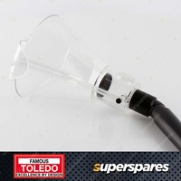 Toledo Filling Funnel Set - with Extension Tube and Polypropylene Adaptor