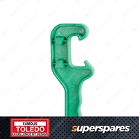 Toledo Pail Lid & Drum Opener Wrench - C-frame Design Features Handy Hang Hole
