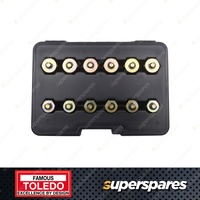 Toledo Fuel Line Cap Nut Set - Manufactured from Heavy Duty Steel