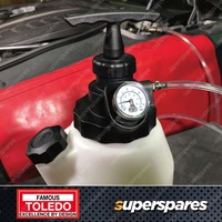 Toledo Brake Pressure Bleed Kit Manual - Includes 1L Brake Fluid Bleeder Bottle