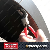 Toledo Multipurpose Trim Pliers - Length 175mm Dipped PVC Handles Jaw Design