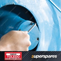 Toledo Hex Key Set Ball Point Long Metric - Constructed from SNCM-V Steel