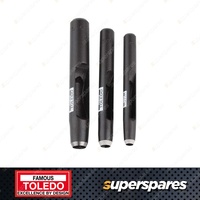 Toledo Hollow Wad Punch Set - 6 Piece Set Supplied in Plastic Case Durability
