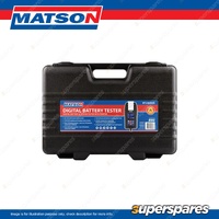 Matson Heavy Duty Digital Battery and System Tester with Printer - 6V/12V/24V