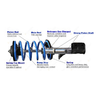 Front Webco STD Pre Assembled struts for HOLDEN Commodore VE Sedan w/FE2