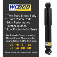 Rear Webco HD Pro Shock Absorber Raised King Spring for MITSUBISHI CHALLENGER PA