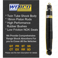 Rear Webco Shock Absorbers 100-300kg Raised King Coil for RAM 1500 DT 5.7 18-On