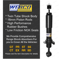 Rear Webco Shock Absorbers Raised King Coil Springs for Subaru Outback BS 14-20