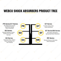 2 Pcs Rear Webco Shock Absorbers for Audi A4 B8 A5 8T 07-17 European Quality