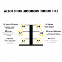 Front + Rear Webco Shock Absorbers for Hyundai Tucson TL TLE 2.0 SUV 15-21