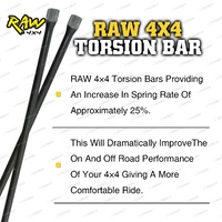 2 Inch 50mm Lift Kit Shocks EFS Leaf RAW Torsion Bar for Holden Rodeo TFS R7 R9
