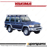 Yakima Platform H 1570x2130mm & Gutter Mount Leg 150mm for Toyota Landcruiser 76