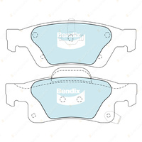 8Pcs Front + Rear Bendix 4WD Brake Pads Set for Jeep Grand Cherokee WK2 WK AWD