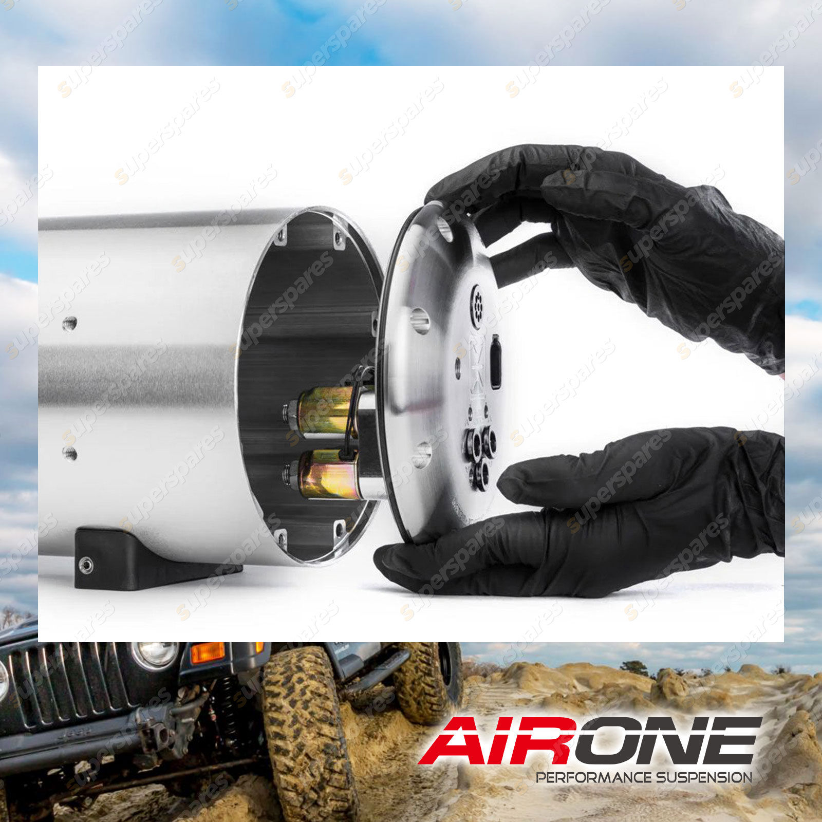 Airone AccuAir ENDO-VT 4-Corner 3 Gallon Valve Tank for Air Suspension ...