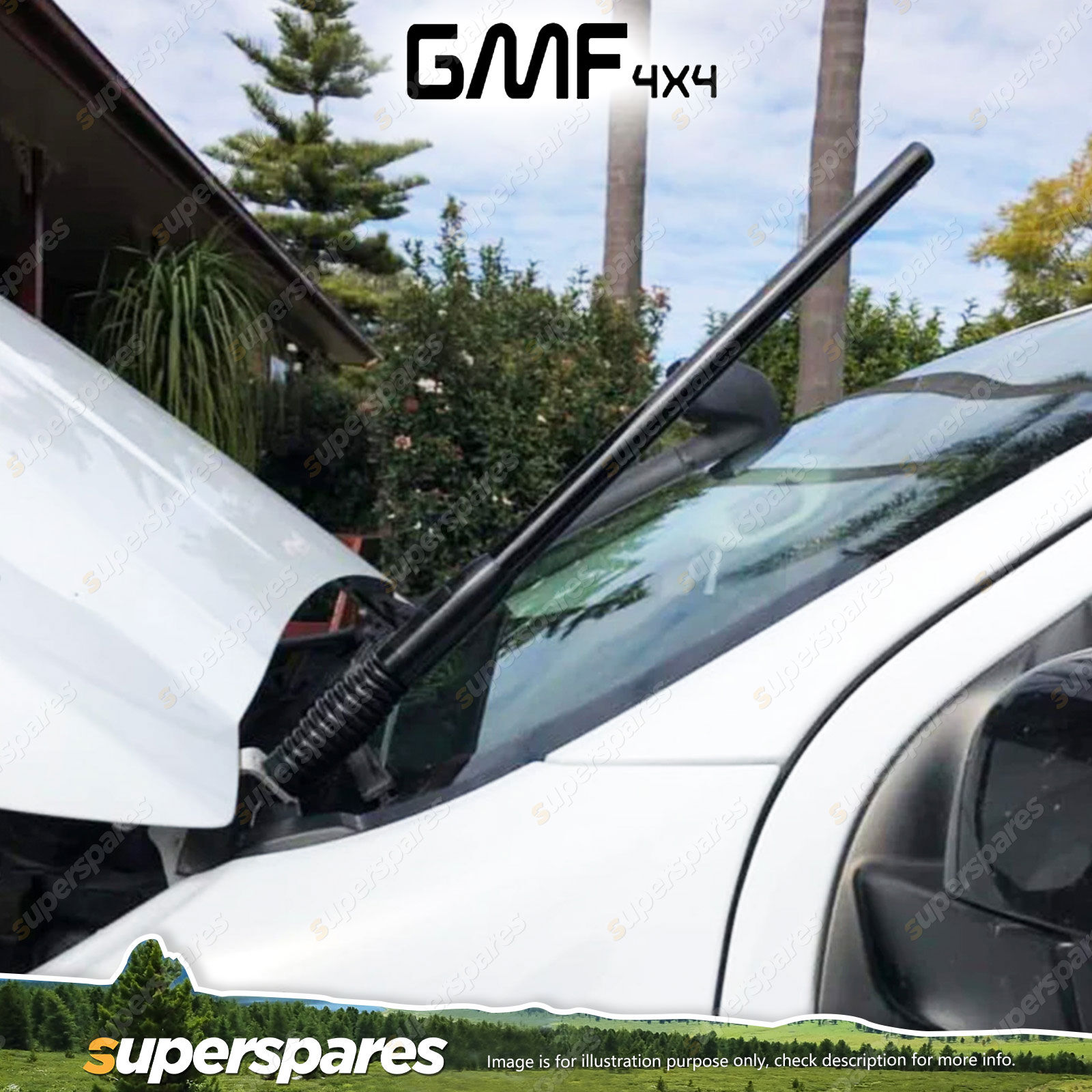 GMF4X4 Bonnet UHF Antenna Bracket Passenger Side for Mazda BT-50 11-20