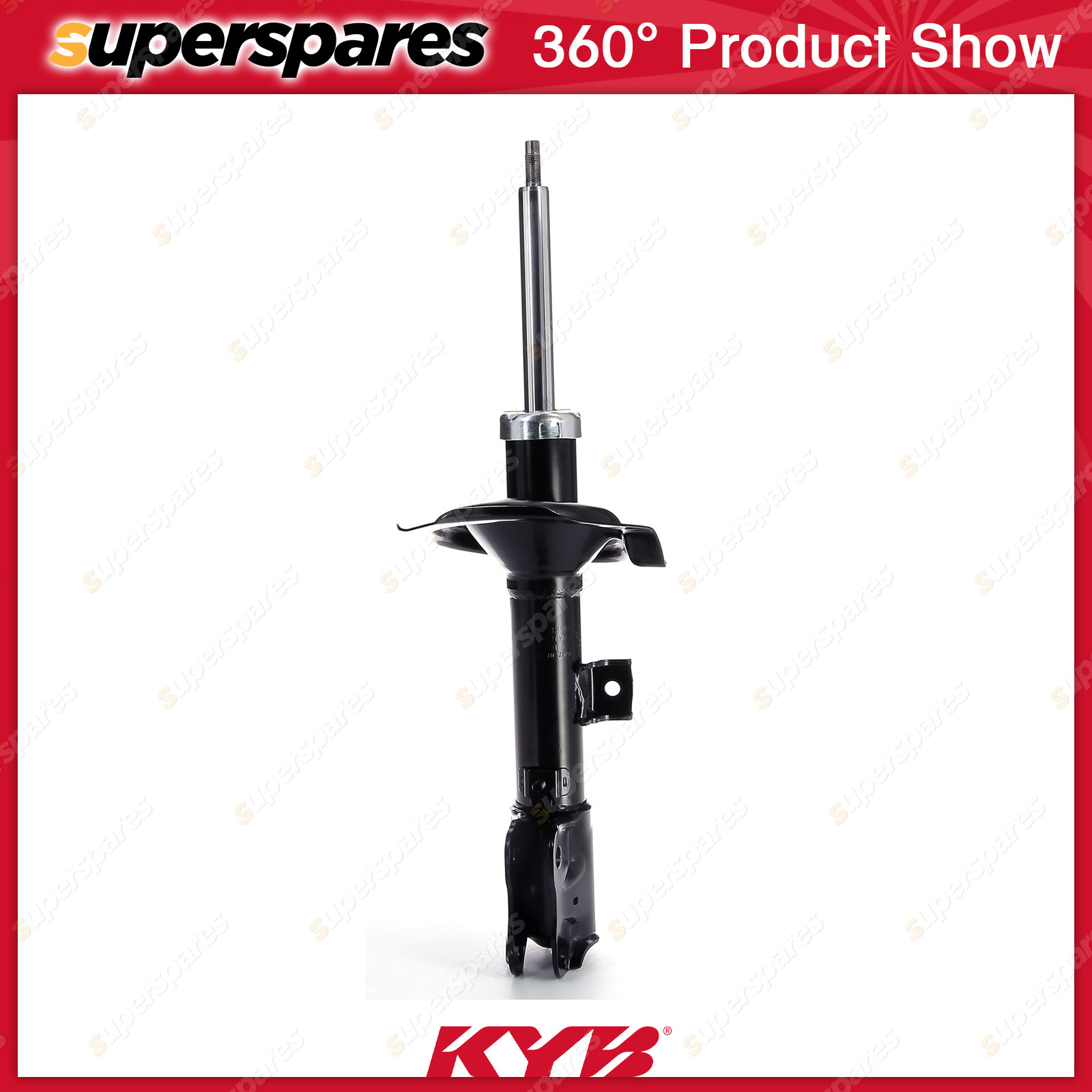 2x Front KYB Excel-G Strut Shock Absorbers for Mitsubishi Outlander ZG ...