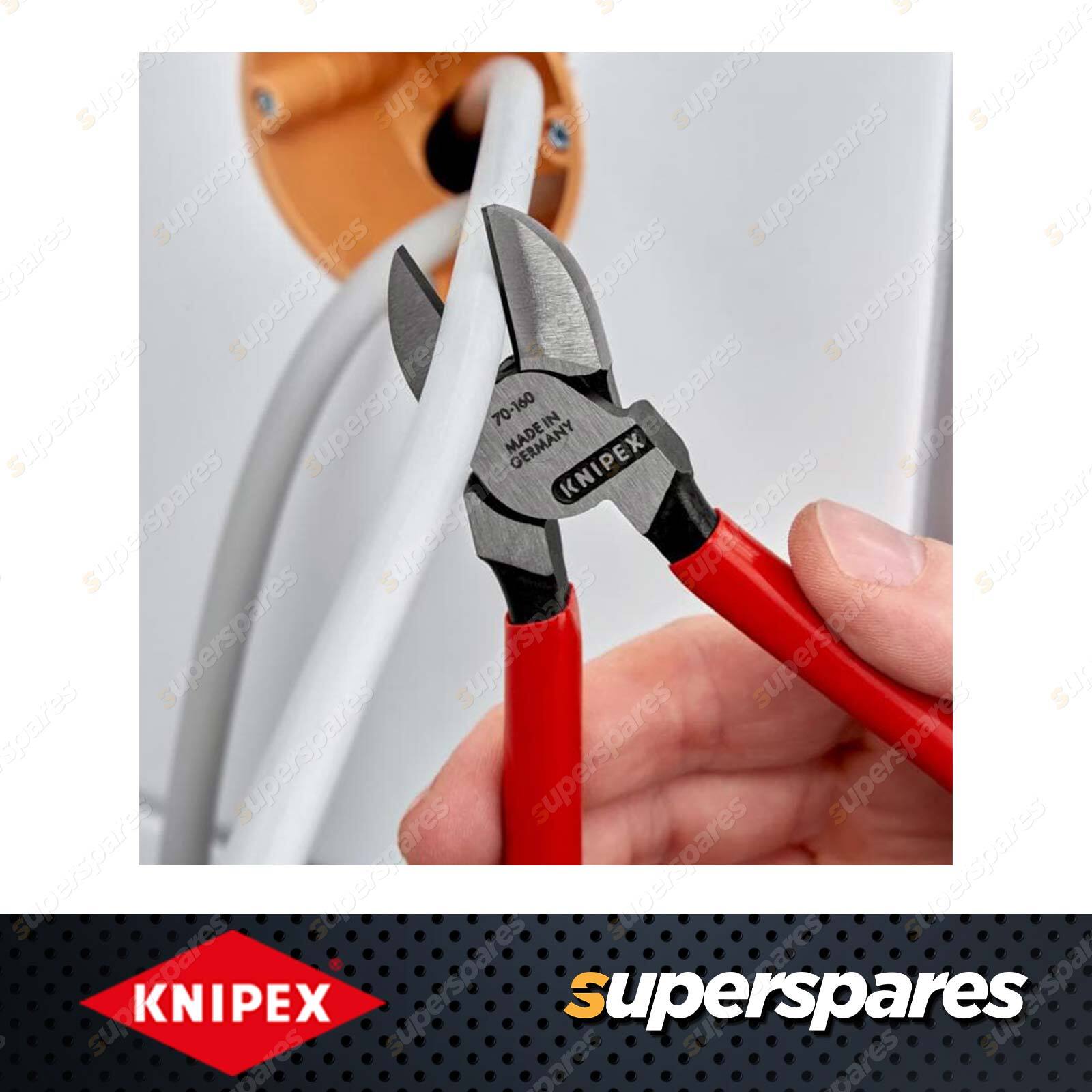 Knipex Diagonal Cutter 160mm Long Cutting Soft & Hard Wire with