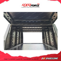 4X4FORCE 1750x1850x850mm Aluminium Canopy Tool Box for Mazda BT-50 Dual Cab