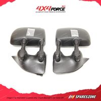 2 x Door Mirrors with Electric Signal Light On Black Cover for Ford F250 F350