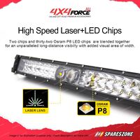 4X4FORCE 22 Inch Double Row Laser Osram LED Light Bar Universal Driving Lamp
