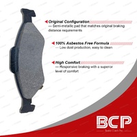 BCP Rear Brake Pads + Disc Brake Rotors for Toyota Rukus AZE151 2.4L 05/2010-On