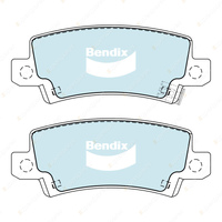 Rear Bendix GCT Brake Rotors + Pads for Toyota Corolla ZZE122 ZZE123 95.5mm Pad