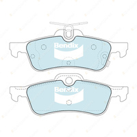 Rear Bendix GCT Disc Brake Rotors + Pads for Honda Civic FK 1.6L 1.8L 2012-2015