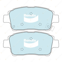 Front Bendix GCT Rotors + Pads for Toyota Corolla ZZE122 JDT Sumitomo Caliper
