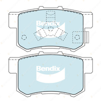 Rear Bendix GCT Disc Brake Rotors + Pads for Honda CR-V RD 2.4L 2005-2006 ABS