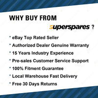 Bendix Front + Rear GCT Disc Brake Rotors for Toyota Hilux N1 2.8L AWD 2015-On