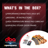 DBA Front + Rear Xtreme Brake Pads for Land Rover Range Rover Sport L494 L320