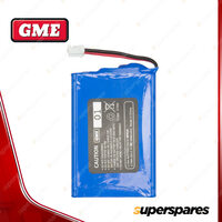 GME 1000mAh Lithium Ion Battery Pack - Suit Radio TX-SS665 / TX-SS667